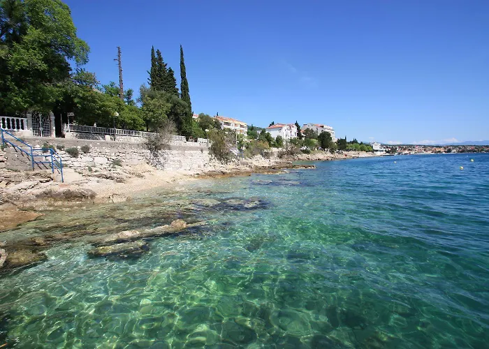 Faszinierendes Nur 80 Meter Zum Mit Meerblick, Pool, Parkplatz Crikvenica